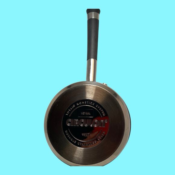 Circulon 1 Qt Total Durable Stainless Steel Nonstick Saucepan With Glass Lid - Picture 7 of 8